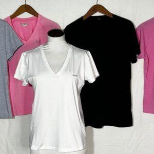 Bundle of 5 Women's T-Shirts Tops Tees- Size Large - Under Armour, Reebok, Opna